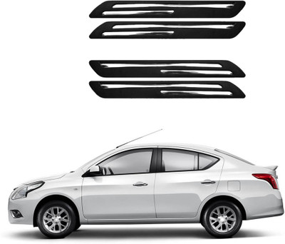 Shopone Rubber Car Bumper Guard(Black, Pack of 1, Nissan, Sunny)