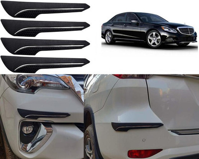 Selifaur Rubber Car Bumper Guard(Black, Pack of 4, Mercedes Benz, GLA-Class)