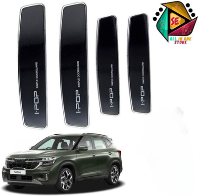 Sakshionline Plastic Car Door Guard(Black, Pack of 4, Kia, Seltos GTK 1.4)
