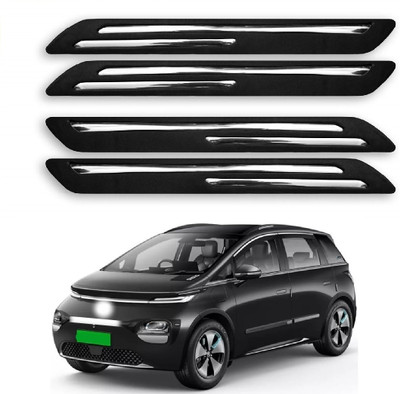 ROSHNEER ENTERPRISES Rubber Car Bumper Guard(Black, Pack of 4 PCS, MG, 1 Series)