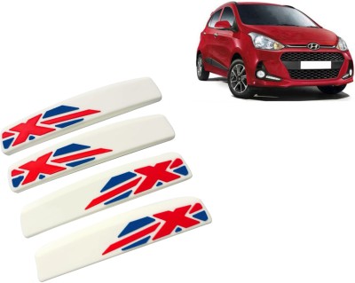 Selifaur Rubber, Silicone Car Door Guard(White, Red, Pack of 4, Hyundai, Grand i10)