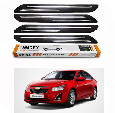 ZIMBER Rubber, Stainless Steel Car Bumper Guard(Black, Pack of Pack Of 4, Chevrolet, Cruze)