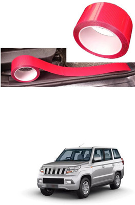 PROEDITION Plastic, Rubber Car Door Guard(Red, Pack of 1, Mahindra, Universal For Car)