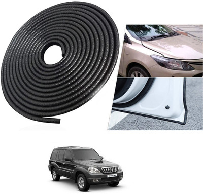 Znee Smart Stainless Steel, Plastic Car Door Guard(Black, Pack of 1, Hyundai, Terracan)