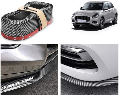 Selifaur Rubber Car Bumper Guard(Black, Grey, Pack of 1 Pcs Car Bumper Guard for Maruti Suzuki Swift 2024Basalt, Maruti, New Swift)