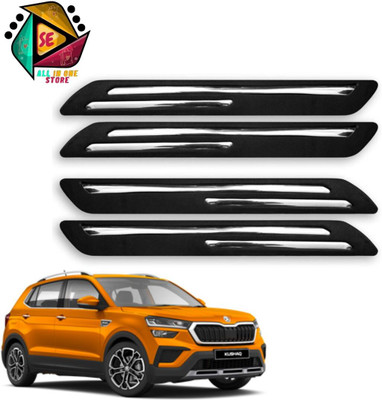 Sakshionline Rubber Car Bumper Guard(Black, Pack of 4, Skoda, NA)
