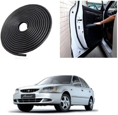 ROSHNEER ENTERPRISES Rubber Car Door Guard(Black, Pack of 1, Hyundai, Accent)