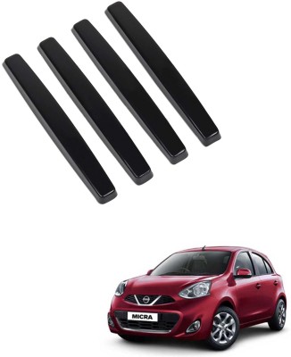 COSMOGEAR Rubber Car Door Guard(Black, Pack of 4, Nissan, Micra)