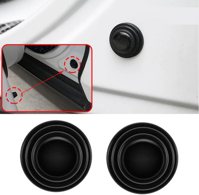 TOUCH OF MODERN Silicone Car Door Guard(Black, Pack of 8, Universal For Car, Universal For Car)