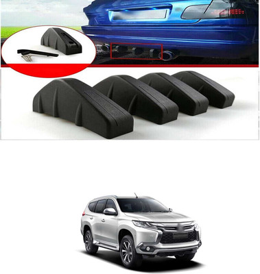 PRTEK Plastic Car Bumper Guard(Black, Pack of PACK OF 4, Mitsubishi, Pajero)