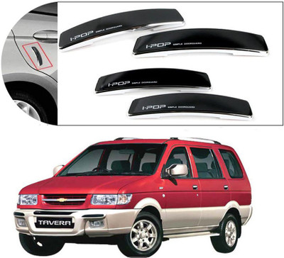 Auto E-Shopping Plastic Car Door Guard(Black, Pack of Pack of 4, Chevrolet, Tavera)