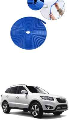 GONAMA Stainless Steel, Plastic Car Bumper Guard(Blue, Pack of 1, Audi, Universal For Car)