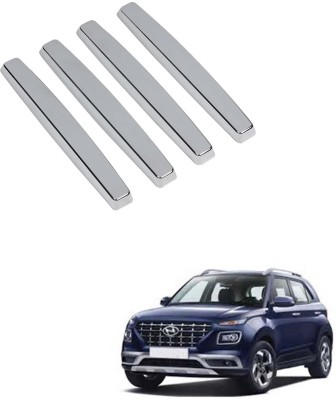 COSMOGEAR Rubber Car Door Guard(Steel, Pack of 4, Hyundai, Venue E 1.4 CRDi)