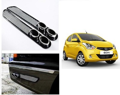 After cars Plastic Car Bumper Guard(Black, Pack of 2, Hyundai, Eon)