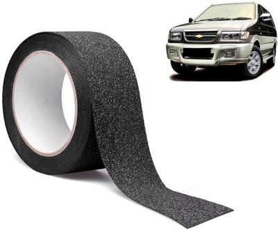 Selifaur Plastic Car Door Guard(Black, Pack of 1, Chevrolet, Tavera)