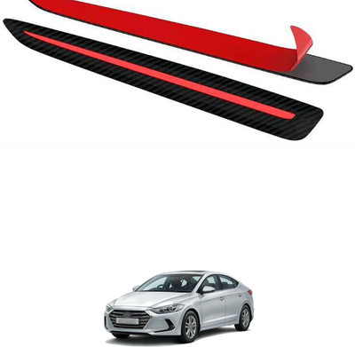 XZRTZ Plastic Car Bumper Guard(Black, Pack of 1, Hyundai, NA)