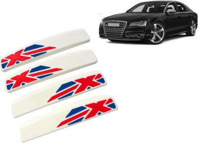 Selifaur Rubber, Silicone Car Door Guard(White, Red, Pack of 4, Audi, S8)