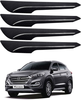 Oshotto Rubber Car Bumper Guard(Black, Pack of 4, Hyundai, Tucson)