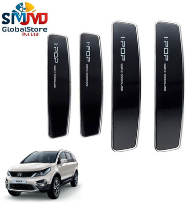 Smjmd Global Store Plastic Car Bumper Guard(Black, Pack of 4, Tata, Hexa)