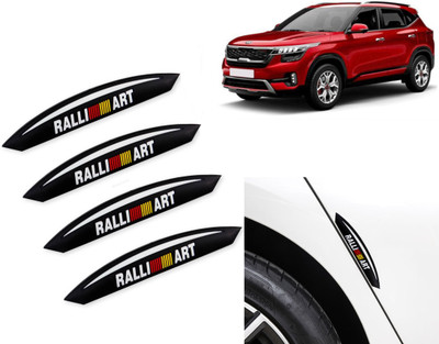 Selifaur Rubber, Silicone Car Door Guard(Black, Red, Pack of 4, Kia, Seltos GTK 1.4)