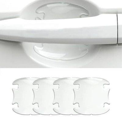 SIPL Plastic Car Bumper Guard(White, Pack of 4, Universal For Car, 1 Series)