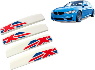 Selifaur Rubber, Silicone Car Door Guard(White, Red, Pack of 4, BMW, 325i)