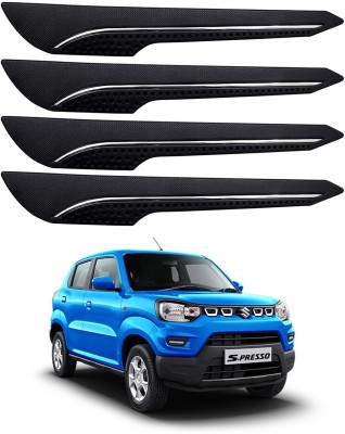 Oshotto Rubber Car Bumper Guard(Black, Pack of 4, Maruti, S-Presso LXI)