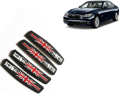 Selifaur Silicone, Rubber Car Door Guard(Black, Red, White, Pack of 4, BMW, 7 Series)