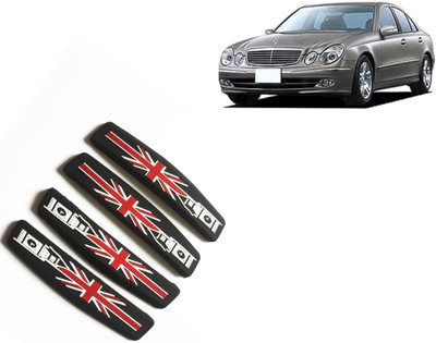 Selifaur Silicone, Rubber Car Door Guard(Black, Red, Pack of 4, Mercedes Benz, E240)