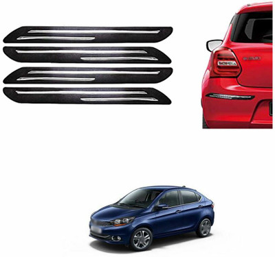 PROEDITION Plastic, Rubber Car Bumper Guard(Black, Pack of 4, Tata, Universal For Car)