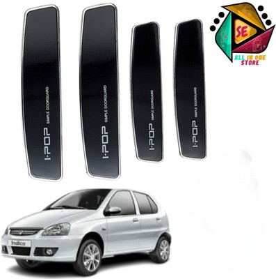 Sakshionline Plastic Car Door Guard(Black, Pack of 4, Tata, Indica)