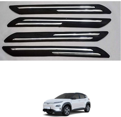 LOVMOTO Plastic Car Bumper Guard(Black, Pack of 4, Hyundai, Universal For Car)