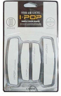 Autoxygen Plastic Car Door Guard(White, Pack of 4, Universal For Car, Universal For Car)