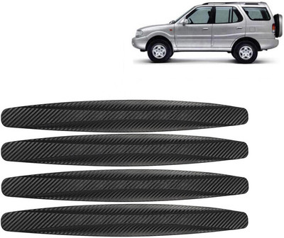 Selifaur Rubber Car Bumper Guard(Black, Pack of 4, Tata, Safari)