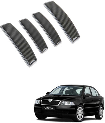COSMOGEAR Rubber Car Door Guard(Black, Pack of 4, Skoda, Octavia)