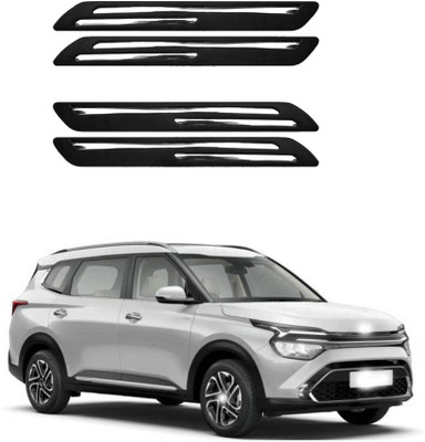 CARFOX Rubber Car Bumper Guard(Black, Silver, Pack of 1, Kia, Universal For Car)