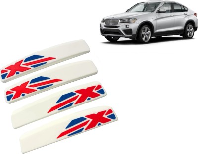 Selifaur Rubber, Silicone Car Door Guard(White, Red, Pack of 4, BMW, X4)