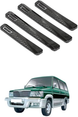 LOVMOTO Stainless Steel, Plastic Car Door Guard(Black, Pack of 1, Toyota, Qualis)