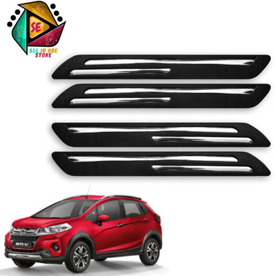Sakshionline Rubber Car Bumper Guard(Black, Pack of 4, Honda, WRV i-DTEC S)