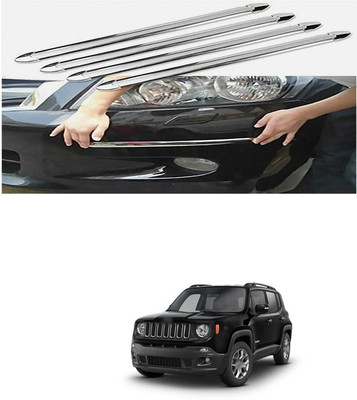 PRTEK Polypropylene Car Bumper Guard(Steel, Pack of 4, Hyundai, Sonata, Universal For Car)