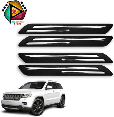 Sakshionline Rubber Car Bumper Guard(Black, Pack of 4, NA, NA)