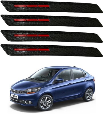 Oshotto Rubber Car Bumper Guard(Black, Red, Pack of 4, Tata, Tigor)