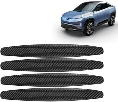 Selifaur Rubber Car Bumper Guard(Black, Pack of 4, Tata, Universal For Car)