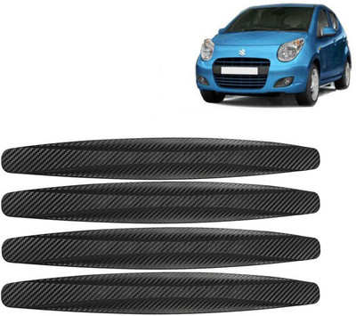 Selifaur Rubber Car Bumper Guard(Black, Pack of 4, Maruti, A-Star)