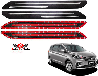 CuboDePlato Rubber Car Bumper Guard(Black, Pack of 4, Maruti, Ertiga)