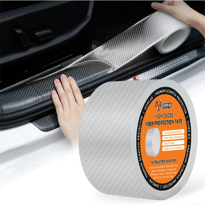 Gorilax Plastic Car Door Guard(Clear, Pack of 1, Universal For Car, Universal For Car)