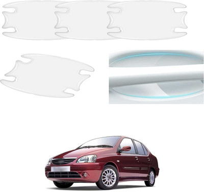 PRTEK Plastic Car Door Guard(Clear, Pack of 4, Skoda, Superb, Universal For Car)