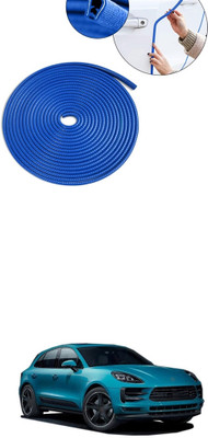 GONAMA Stainless Steel, Plastic Car Door Guard(Blue, Pack of 1, Hyundai, Universal For Car)