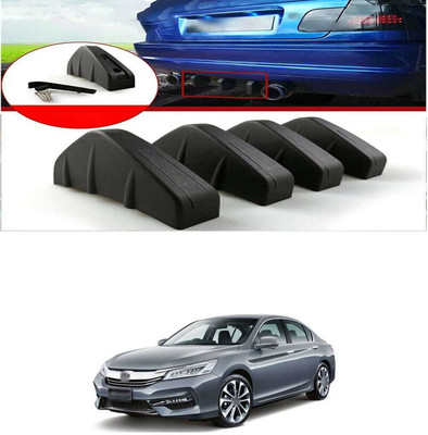 PRTEK Plastic Car Bumper Guard(Black, Pack of PACK OF 4, Chevrolet, Aveo)