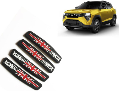 Selifaur Silicone, Rubber Car Door Guard(Black, Red, Pack of 4, Mahindra, XUV300 W4)